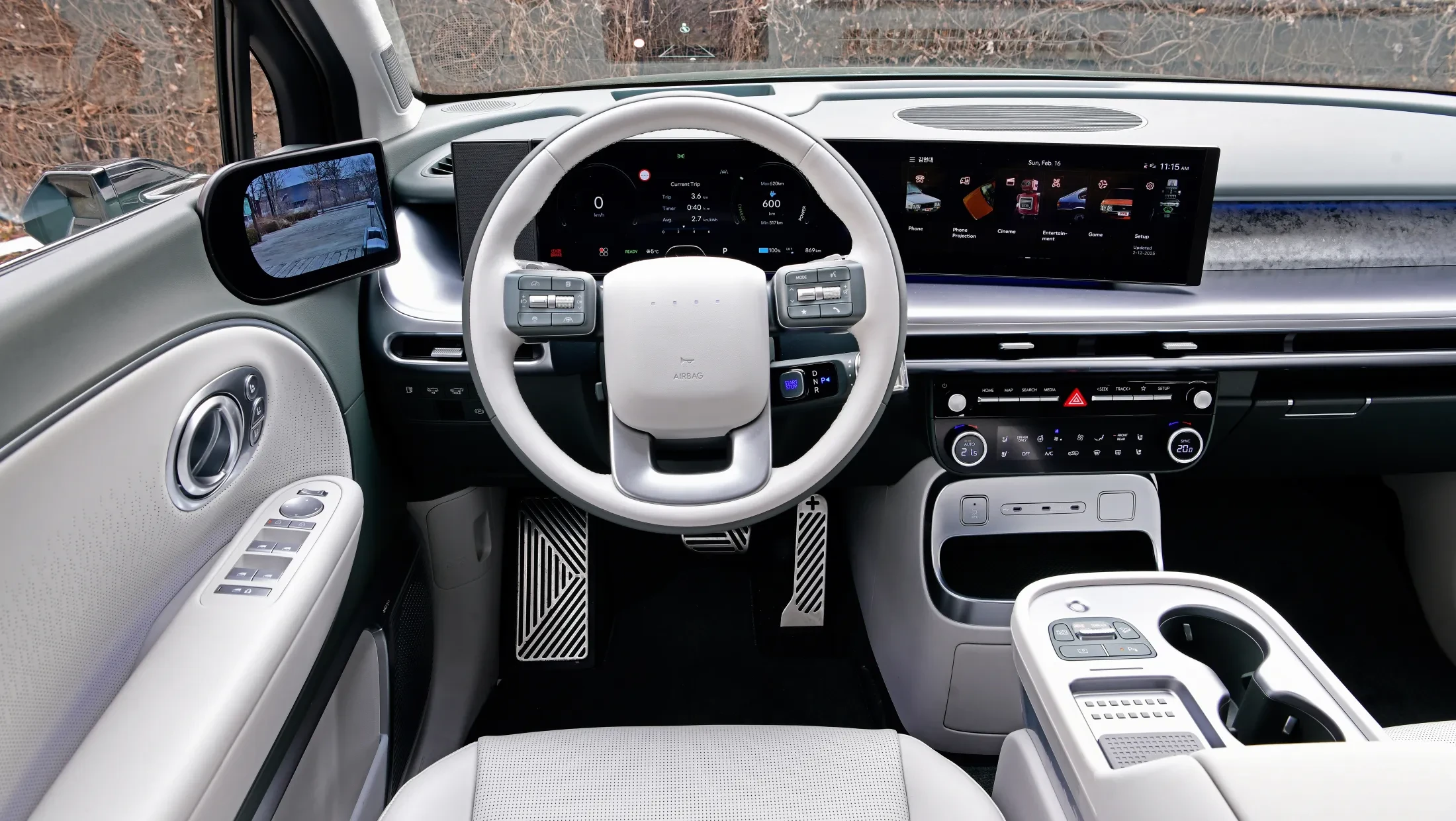 IONIQ 9 cockpit view