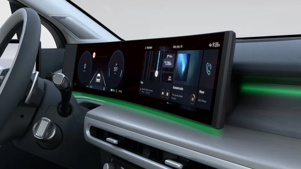 IONIQ 9 panoramisch display